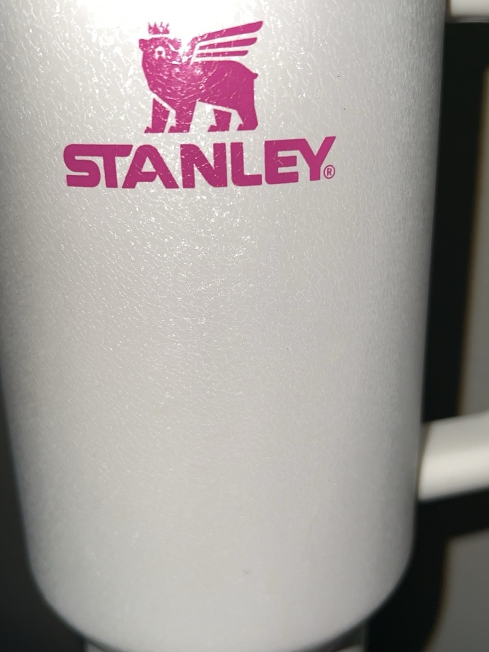 New Stanley 40 oz, “Crystal Crush” Stanley with Pink Logo - Picture 4 of 4